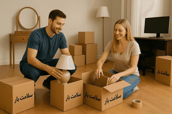 بسته بندی و حمل اثاثیه منزل در کرمانشاه